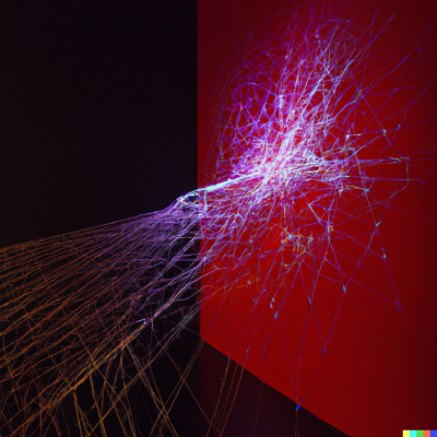 DALL·E 2023-01-30 10.06.36 - a new media electronic art installation based on a lose grid with electric sparks